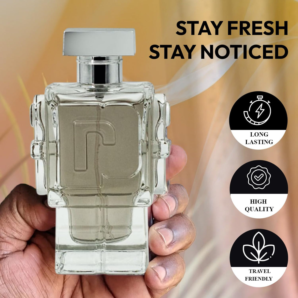 Cologne for Men (3.4oz/100ml x 5Pcs), Eau de toilette, Aromatic, Floral, Spicy, Citrus, Oriental, Masculine & Woody Notes - Individually Boxed Pack of 5pcs