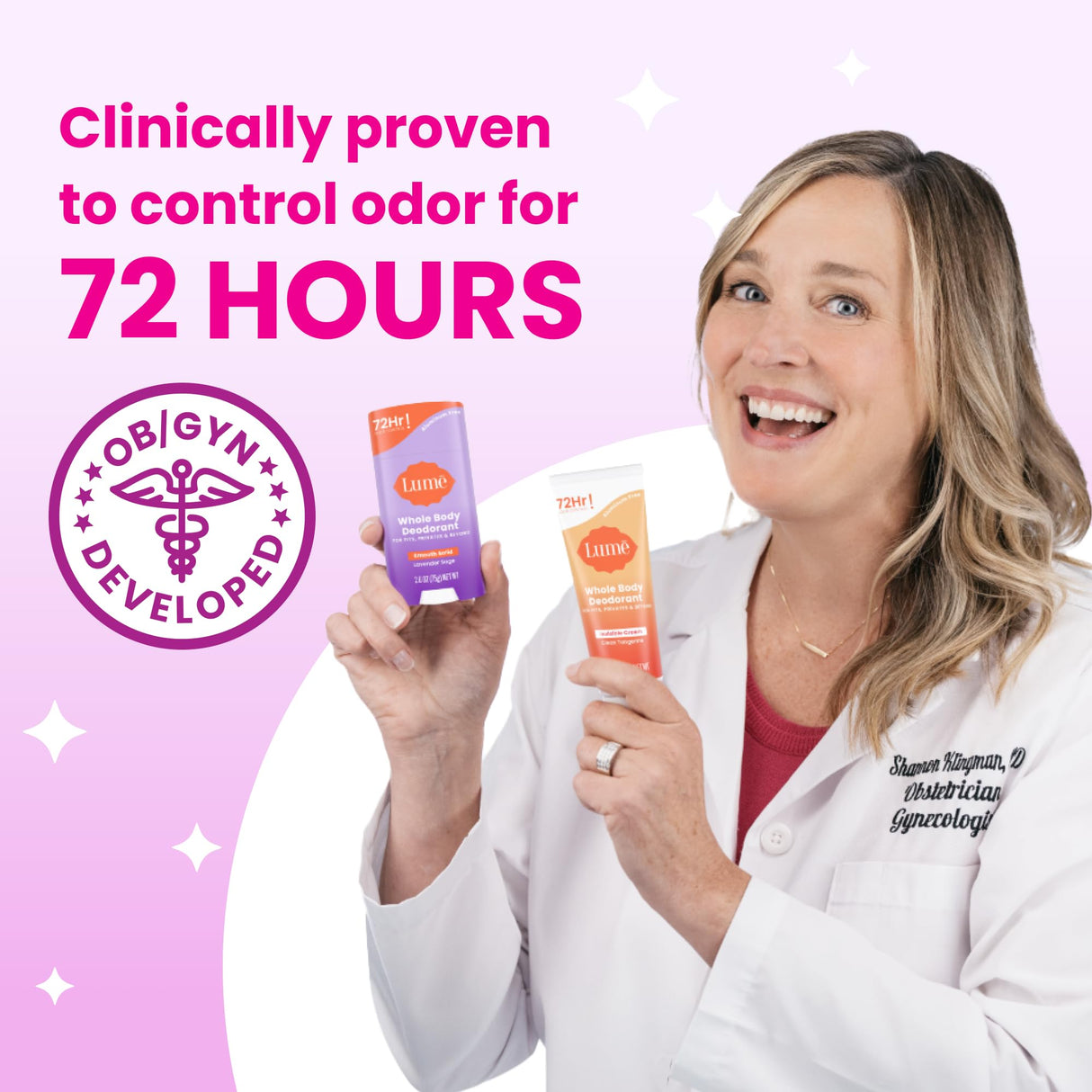 Lume Invisible Spray Deodorant For Women - Whole Body Deodorant Spray - 72 Hr Odor Control - Ozone Friendly, Natural Propellant - Aluminum & Baking Soda Free, Skin Loving - 2 pack (Unscented)