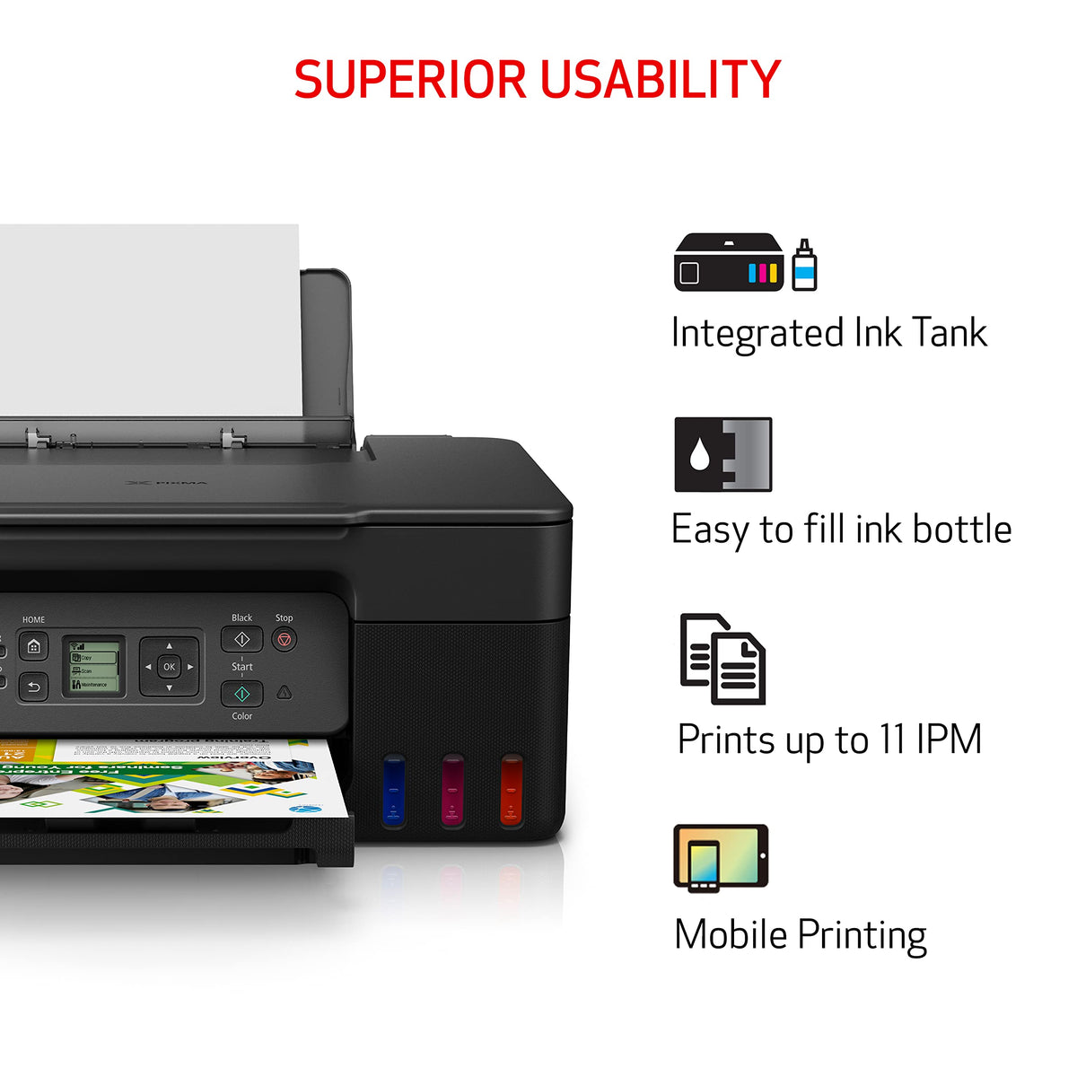 Canon MegaTank G3270 All-in-One Wireless Color Printer