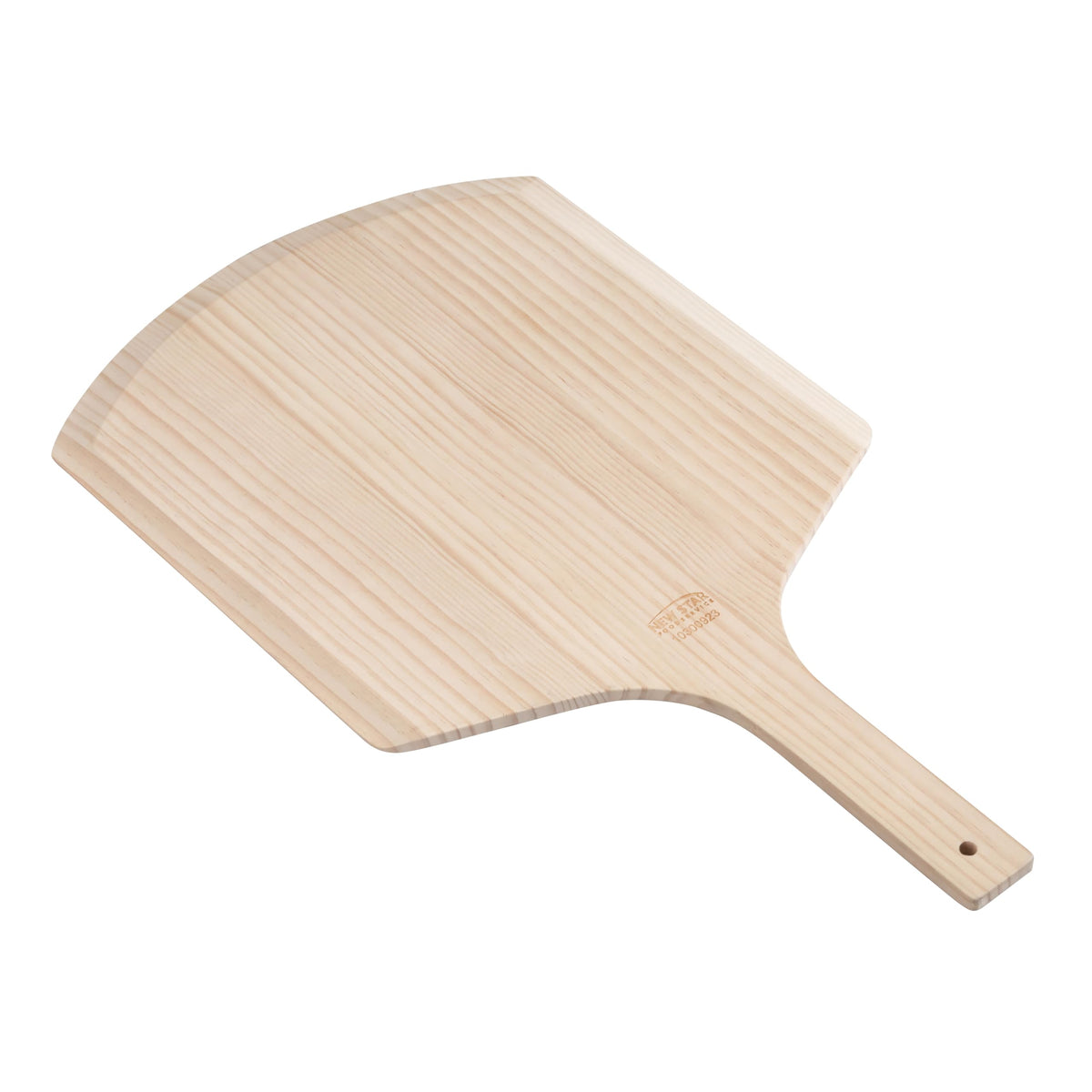 New Star Foodservice Wooden Pizza Peel, 16" L x 14" W, 24" Overall