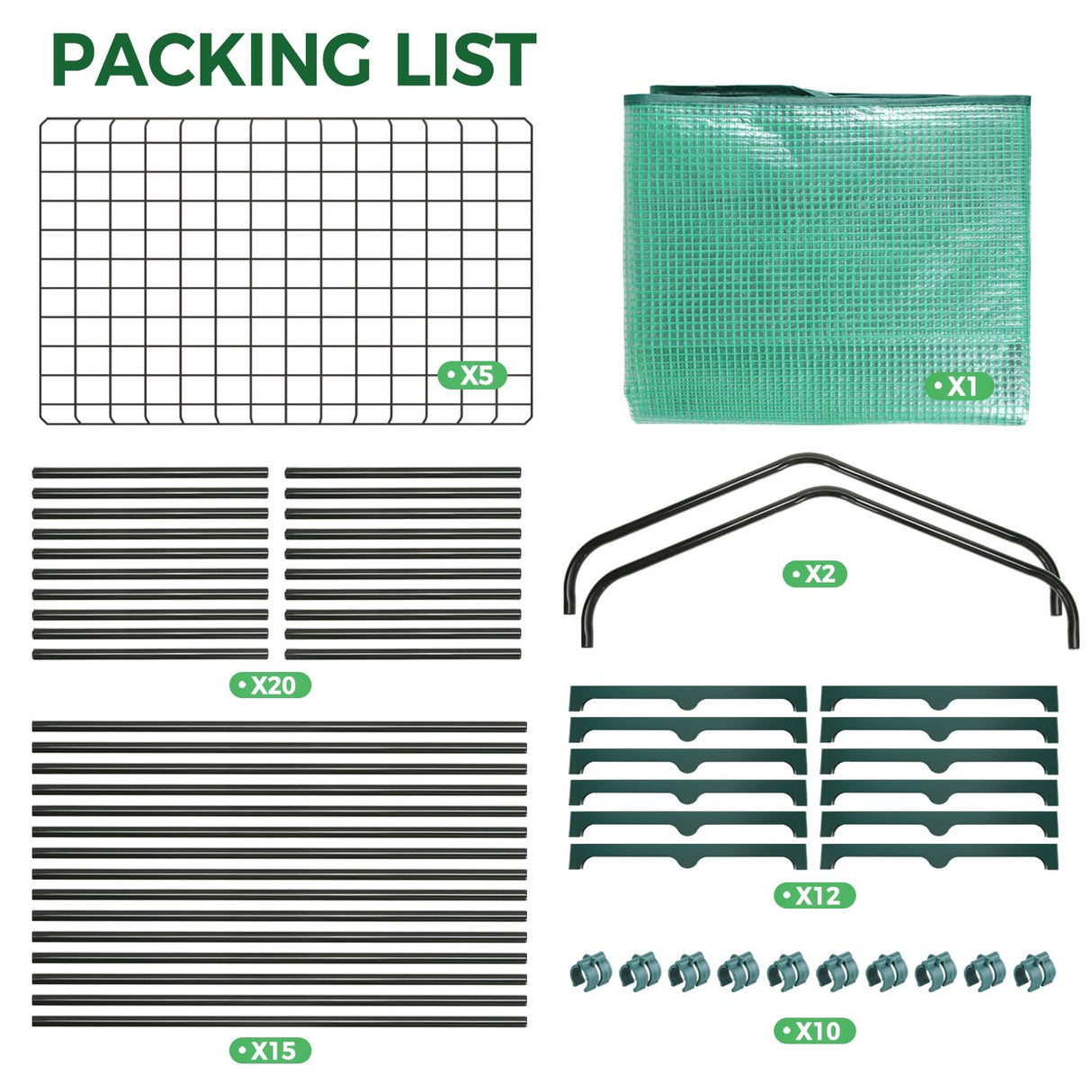 Mini Greenhouse for Indoor Outdoor: Ohuhu 23 x 19 x 75-Inch Small Plastic Plant Green House 5-Tier Rack Stand Portable Greenhouses with Durable PE Cover for Seedling, Ideal Gardening Gifts