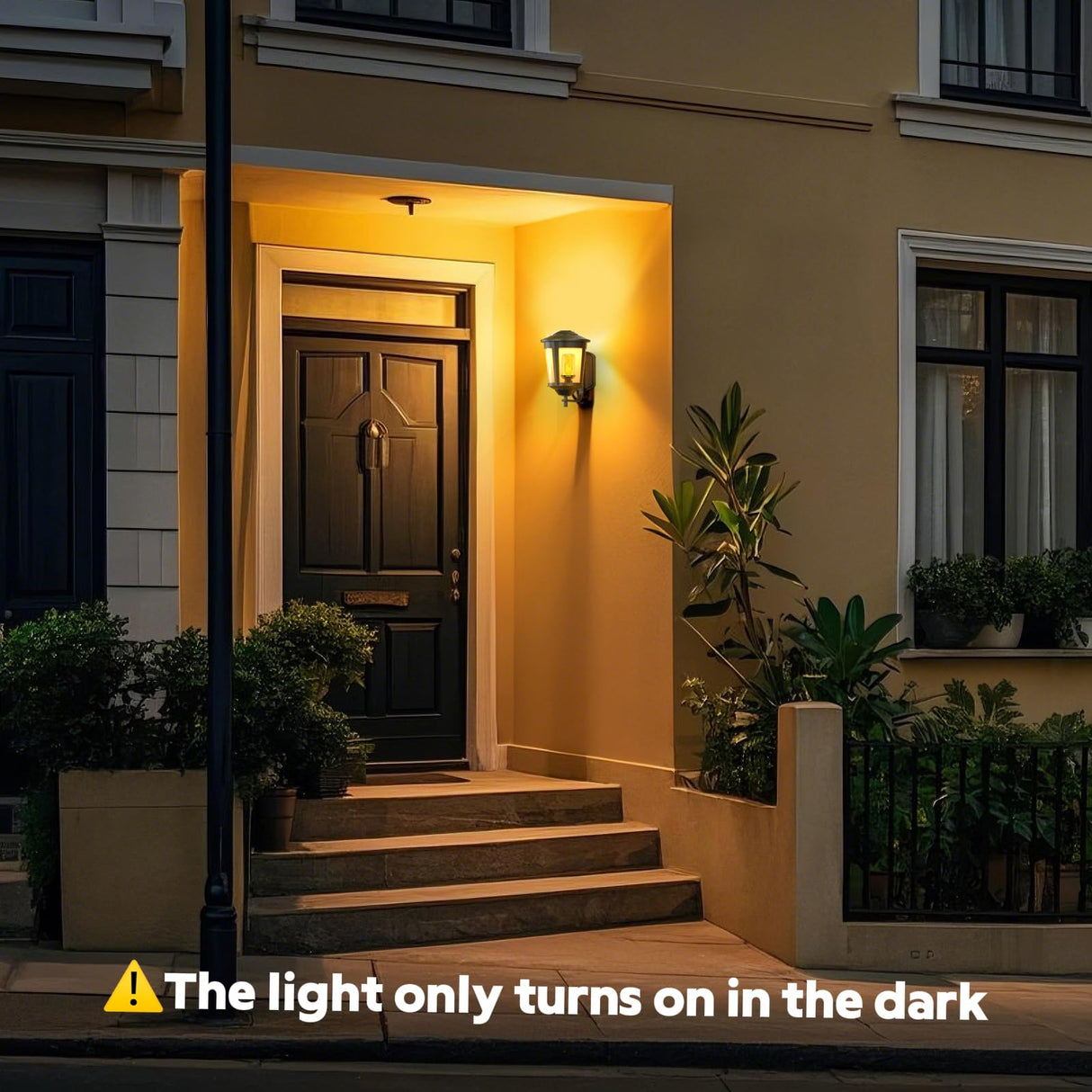 Vicstone Dusk to Dawn LED Flame Light Bulbs Outdoor, 4 Modes E26 Flickering Light Bulbs with Upside Down Effect, Fire Bulb for Halloween Christmas Patio Porch Party Home Indoor Decorations - 4