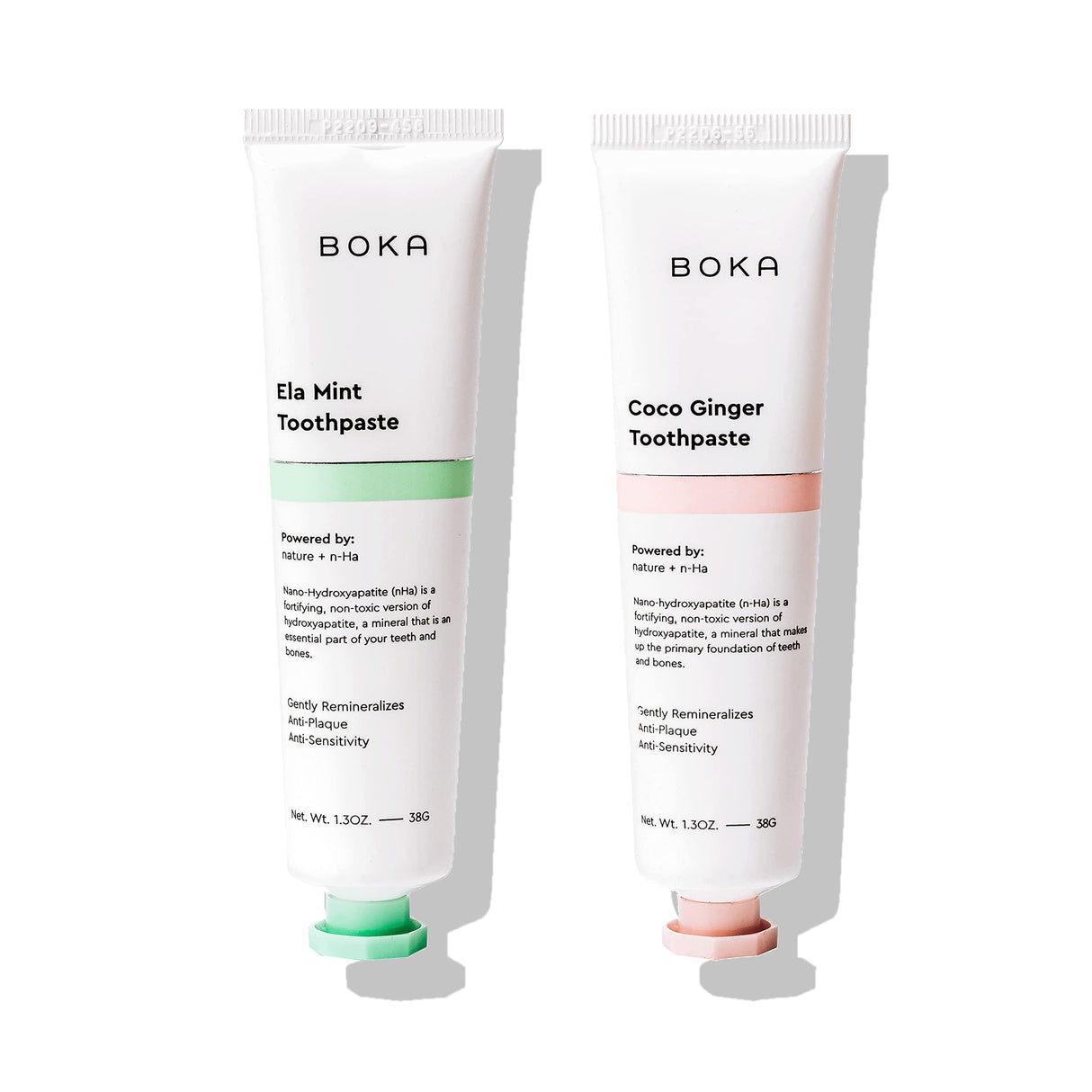 Boka Fluoride Free Toothpaste Nano Hydroxyapatite, Helps Remineralize, Appropriate for Sensitive Teeth, Whitening - for Adult, Kids Oral Care - Refresh Mint Flavor, 4 Fl Oz 3Pk