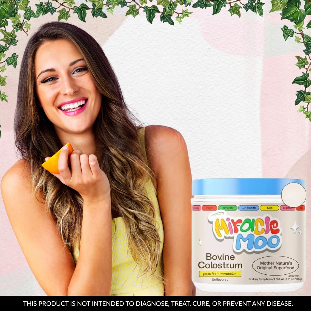 Mir~acle Moo Bo.Vine Col.ostr.um | Immune Support | Unflavored - (Pack 1)