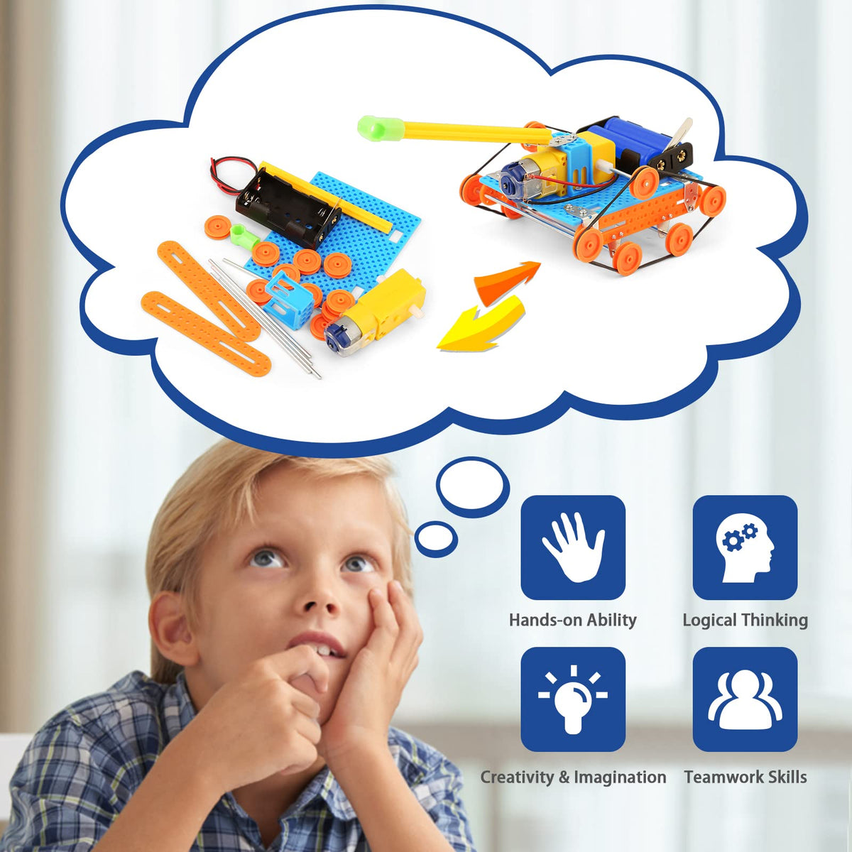 STEM Kits for Kids Science 8-12, Boy Toy 6 7 8 9 Year Old Boy Birthday Gift