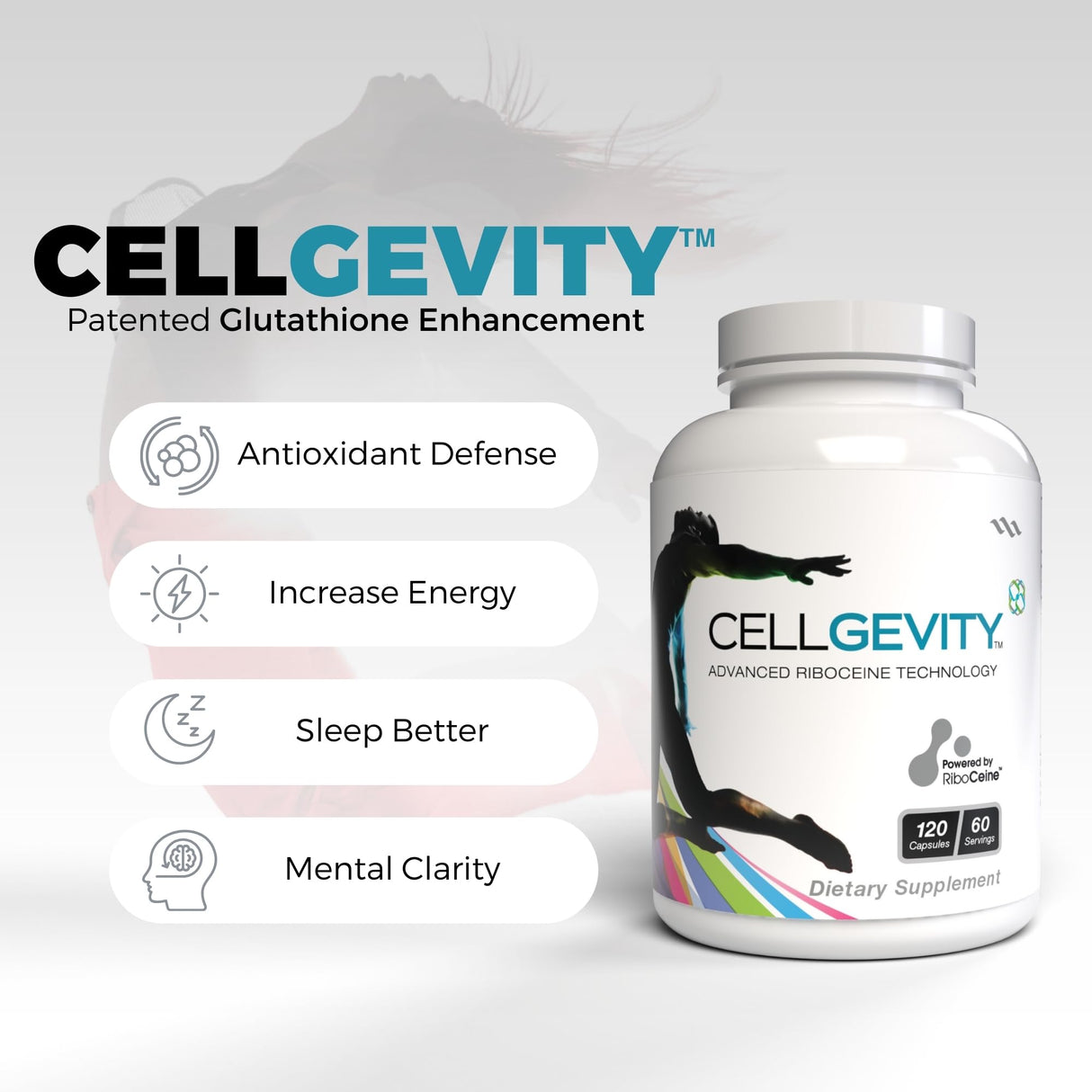 Cellgevity, Advanced Riboceine Technology, 120 Vegetable Capsules, 60 Servings