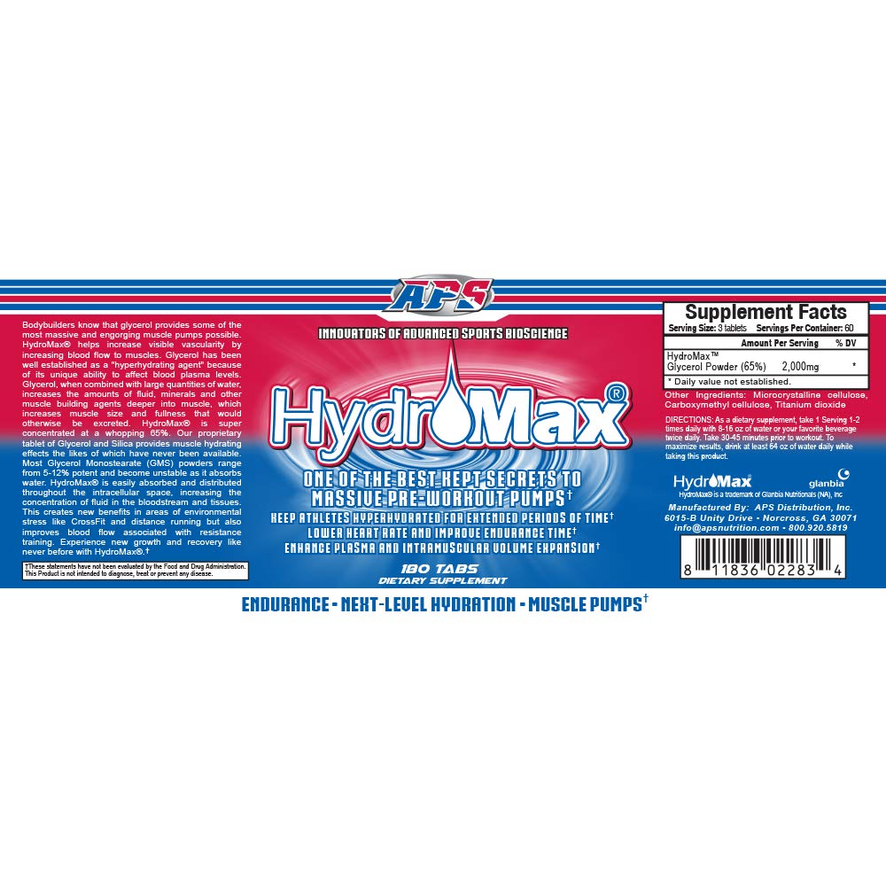 APS Nutrition Hydromax, 180 Tablet