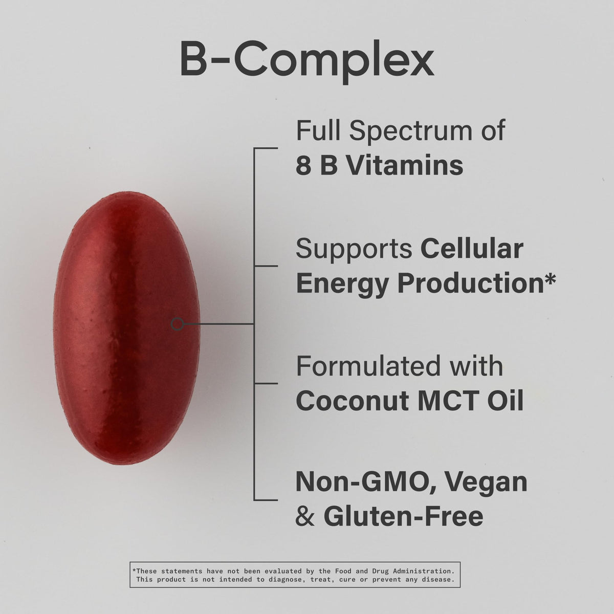 Sports Research® Vitamin B-Complex, 120 Count Plantgels™