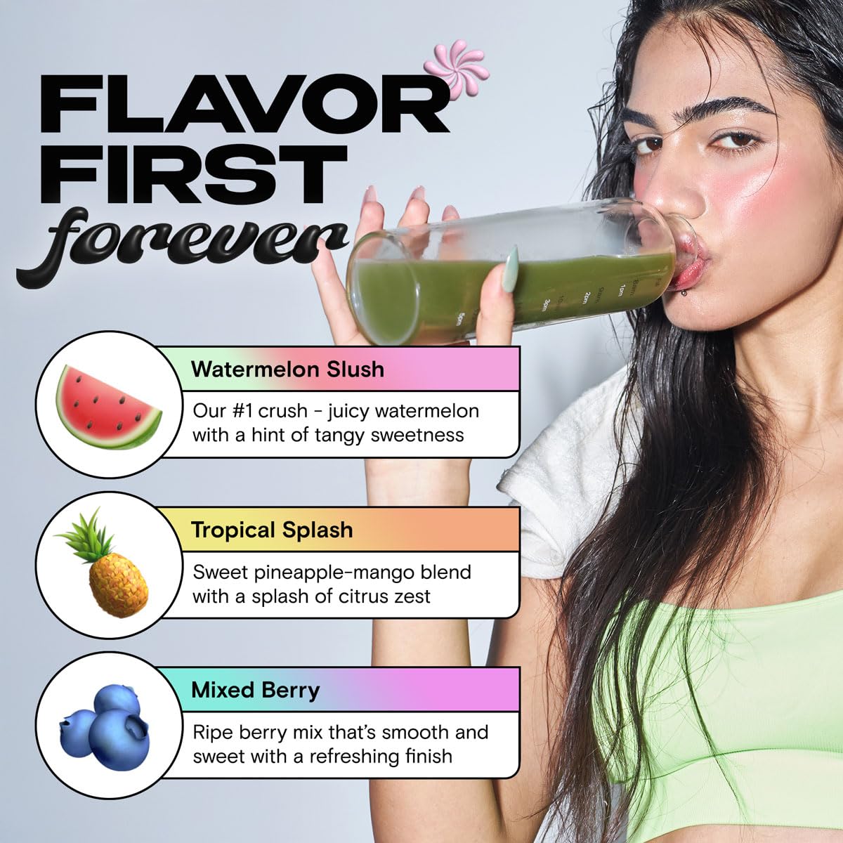 Kiala Nutrition Super Greens, Organic Greens Powder with Spirulina & Chlorella for Digestion, Gut Health, Immunity & Energy, Gluten Free, Vegan, Daily Support for Women, Watermelon Slush, 30 Servings