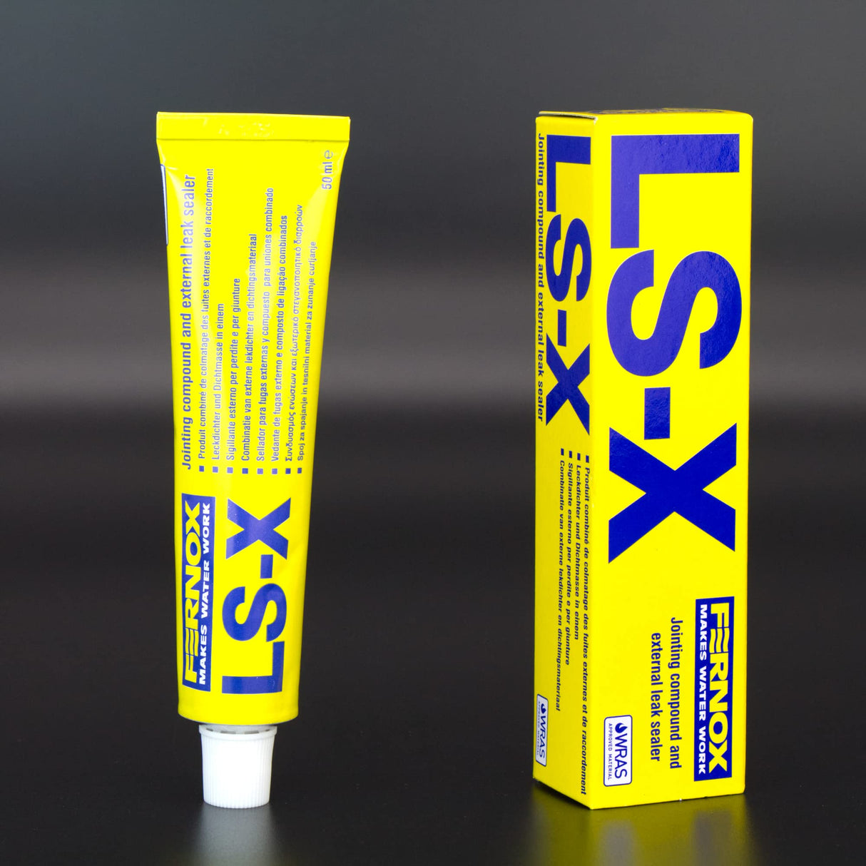 Kudos-Trading - Fernox 61016 Leak Sealer LS-X External Or Internal Water Pipe Leakage Repair Seal Jointing Compound 50g Plumbers Pipe Fitters DIY plumbers mait