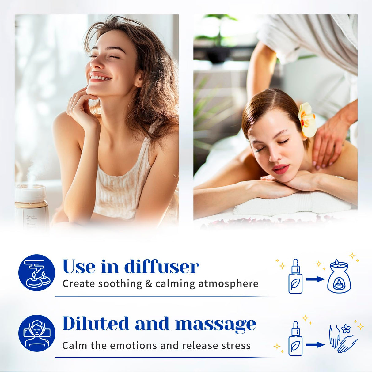 HIQILI Bergamot Essential Oil for Diffuser, Skin, Hair, DIY, 100% Pure & Natural - 16 Fl Oz (500 mL)