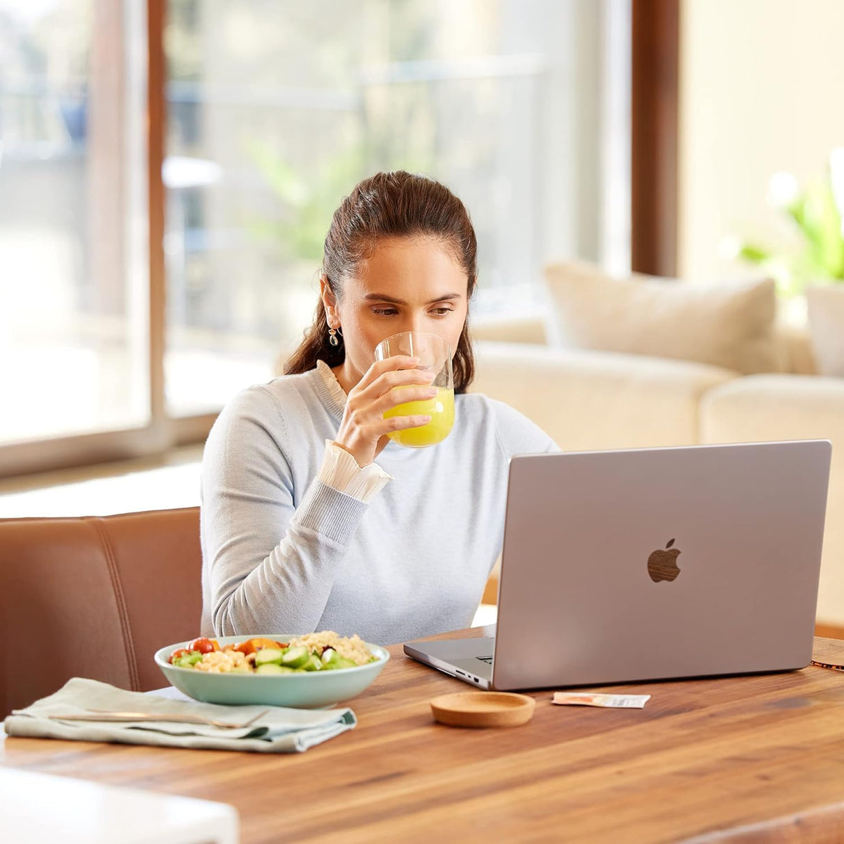 UNICITY BALANCE NATURAL ORANGE—Stay full longer by slowing carbohydrate absorption (30 Packets). Helps support a healthy digestive system and keeps your body well maintained (30-Day Supply)