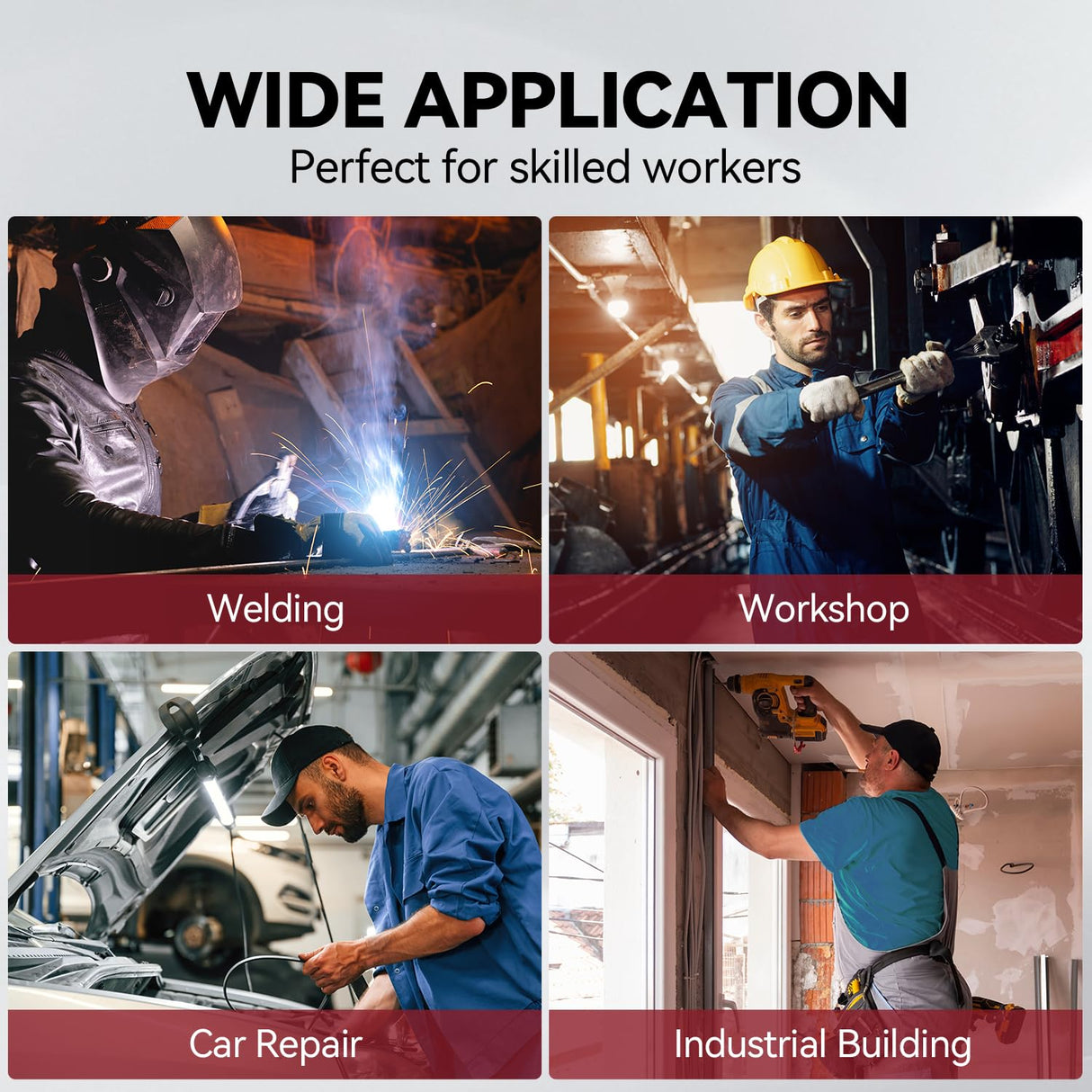 ARCCAPTAIN Reversible Welding Caps, 8 Panel Protective Welding Cap, 10 oz Fireproof Cotton Comforts for Safety and Protection While Welding to Men Women, 7 1/4