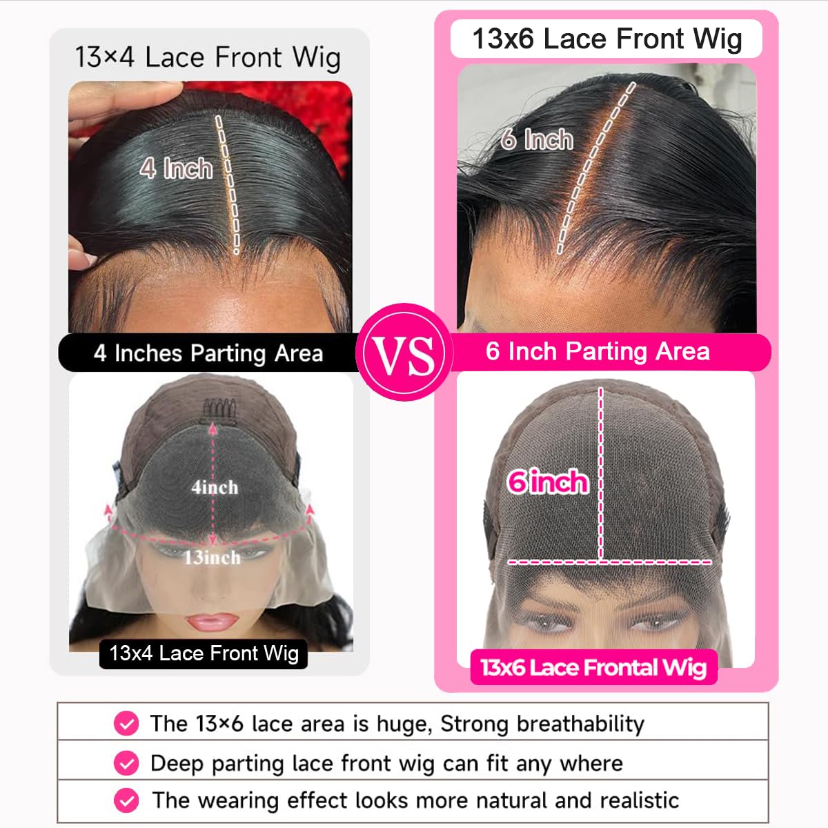 AUOU 30 Inch 13x6 Lace Front Wigs Human Hair 200 Density Straight HD Lace Front Wigs Human Hair Pre Plucked 13x6 Lace Frontal Straight Human Hair Wigs for Women Glueless Wigs Human Hair Natural Color