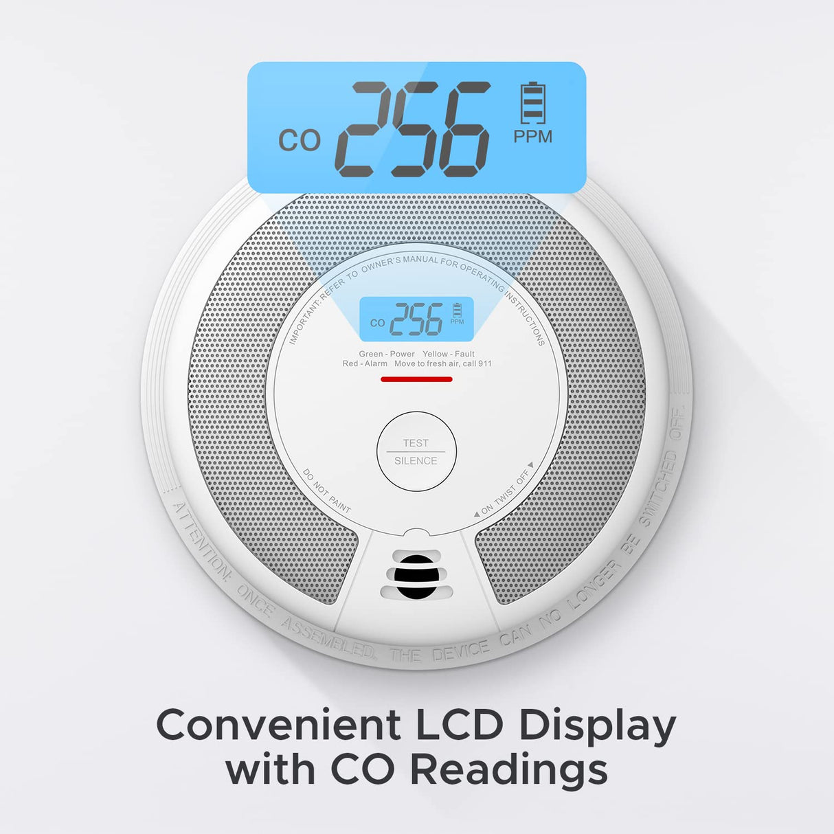 X-Sense Smoke Detector Carbon Monoxide Detector Combo, SC07, 1-Pack