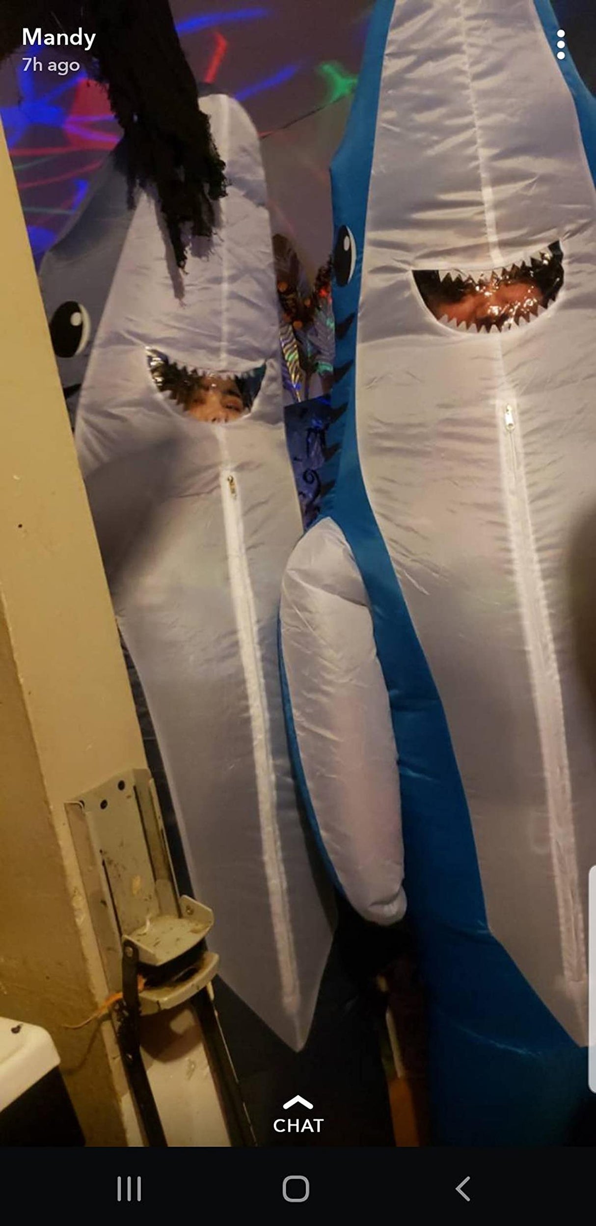 Inflatable Shark Costume Air Blow up Jaws Jumpsuit Fancy Dress Funny Carcharias Suit for Cosplay Party Halloween Christmas Carnival, Adult Size(blue)