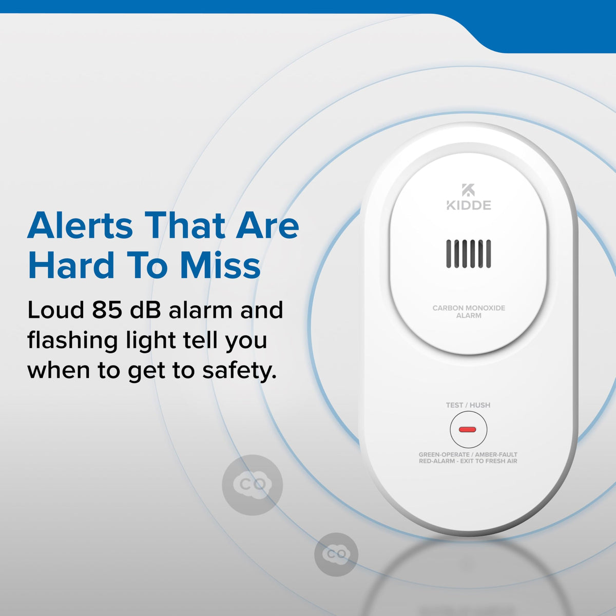 Kidde Carbon Monoxide Detector, Plug-in & AA Battery Backup, COP