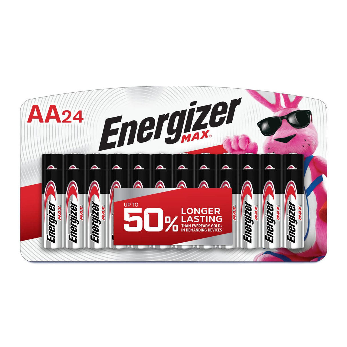Energizer AA Batteries, MAX Double AA Battery Alkaline, 24 Count