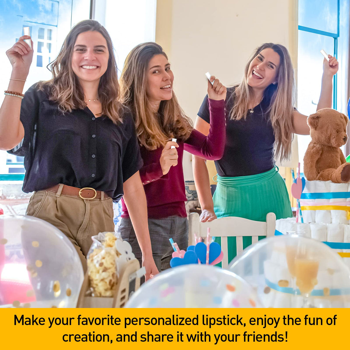 DMSKY Lip Balm Bulk Unlabeled 200 Pack, Natural Ingredients Vitamin E Shea Butter, Custom Chapstick Bulk For Party Favors & Wedding Favors