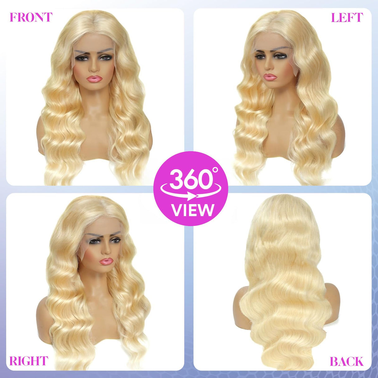 30 Inch 613 13x6 Lace Front Wig Human Hair 200 Density Blonde Wig Human Hair 613 HD Lace Frontal Wig Human Hair 13x6 Blonde Lace Front Wigs Human Hair Pre Plucked 613 Blonde Human Hair Wig for Women