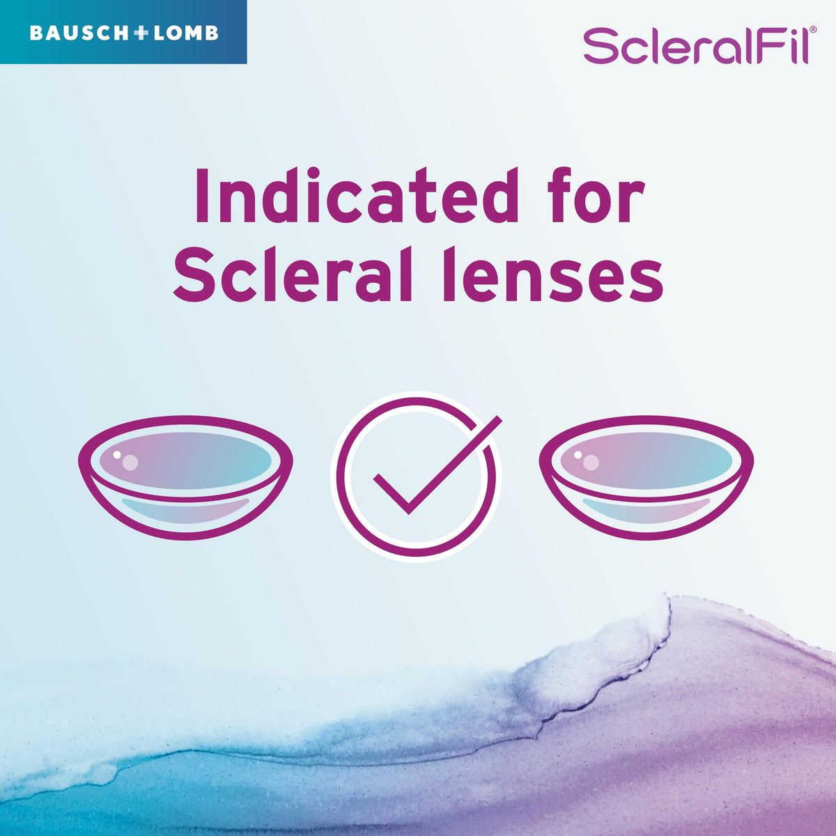ScleralFil Preservative Free Saline Solution for Scleral Lenses, Buffered Isotonic Rinsing & Insertion Solution for Soft and Rigid Gas Permeable Contacts, Single-Use Vials, 30 Count