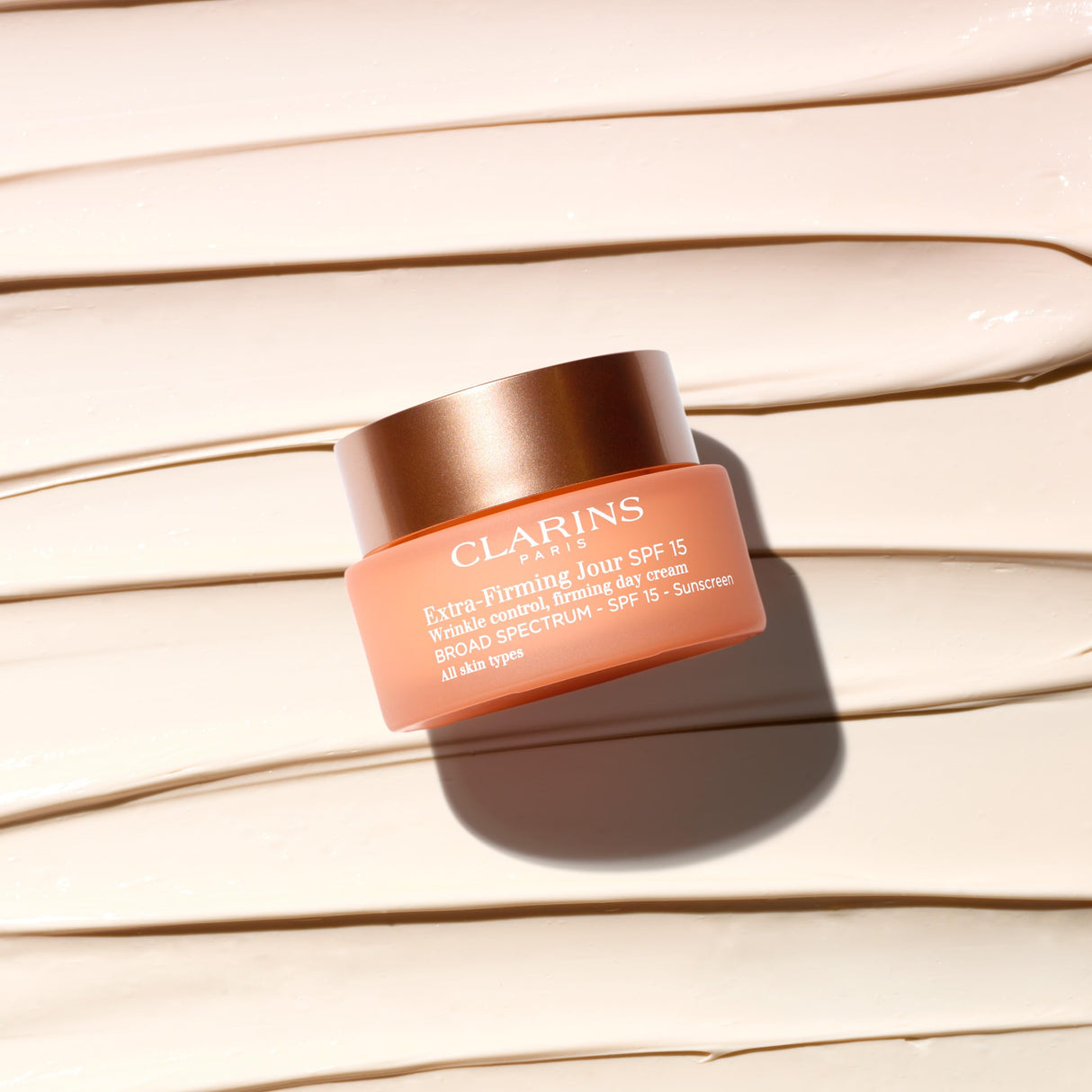 Clarins Extra-Firming Day Cream SPF 15 | Anti-Aging Moisturizer | UVA/UVB Protection | Visibly Regenerated, Firmer Skin* | Boosts Radiance