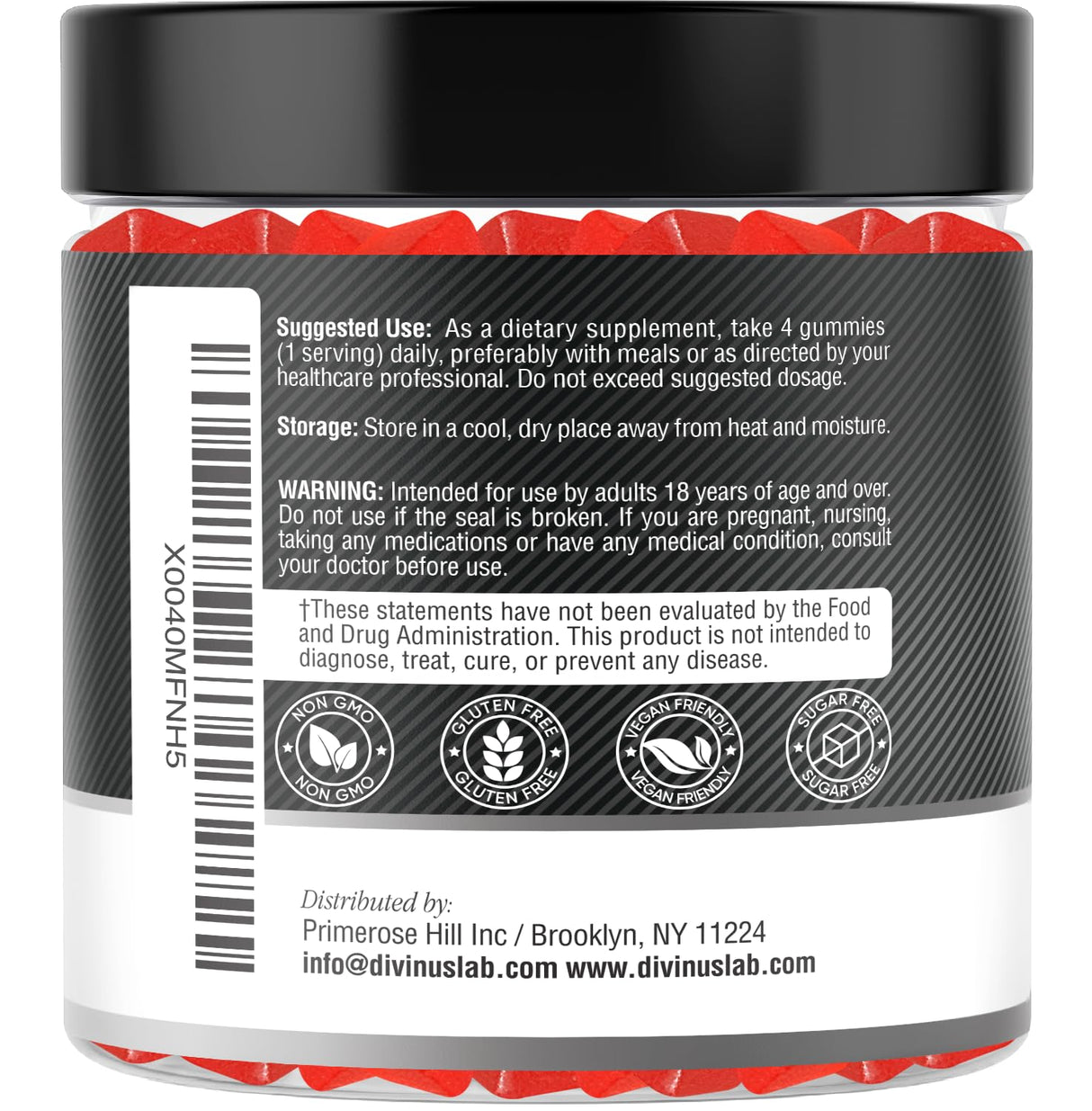 Creatine Monohydrate Gummies 5g (5000mg) for Men & Women - 120 Count, Sugar-Free Creatine Pre Workout Chews For Energy Boost, Creatine Supplement For Building Muscle and Strength, Vegan, Non-GMO