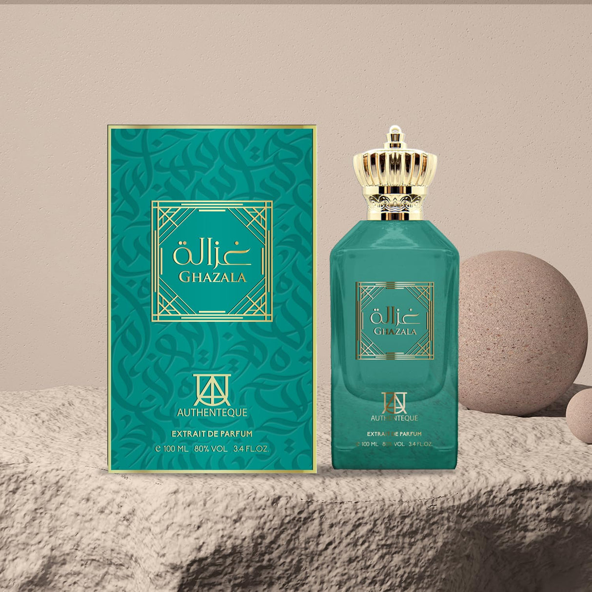 AUTHENTEQUE - Ghazala - Perfumes for Women - Inspired by PDM's D.elina E.xclusif- 3.4 Fl Oz - Long Lasting - EDP, Turkish Rose, Peony, Musk, Petalia & Vanilla - Cruelty Free - 100ml