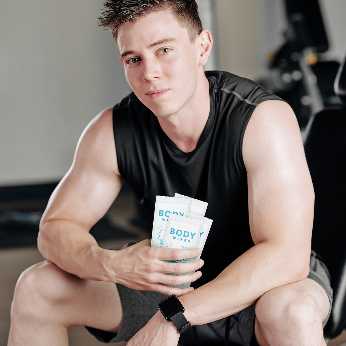 Treela 300 Pcs Bulk Large Body Wipes Individually Wrapped Big Bath Wipes for Adults Bathing No Rinse Shower Bulk Deodorant for Homeless Hygiene Personal Cleansing for Travel Gym(7.09" X 9.84",White)