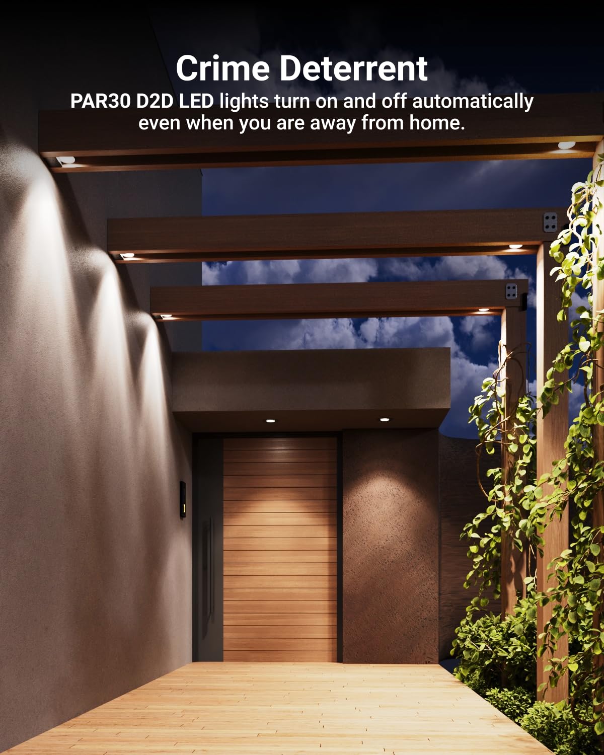 Sunco 4 Pack PAR30 LED Dusk to Dawn Light Bulbs, 850 Lumens, 11W, 5000K Daylight, Non-Dimmable, E26, Wet Rated Outdoor Flood Light Bulb with Photocell Sensor, for Porch, Patio, Backyard, UL