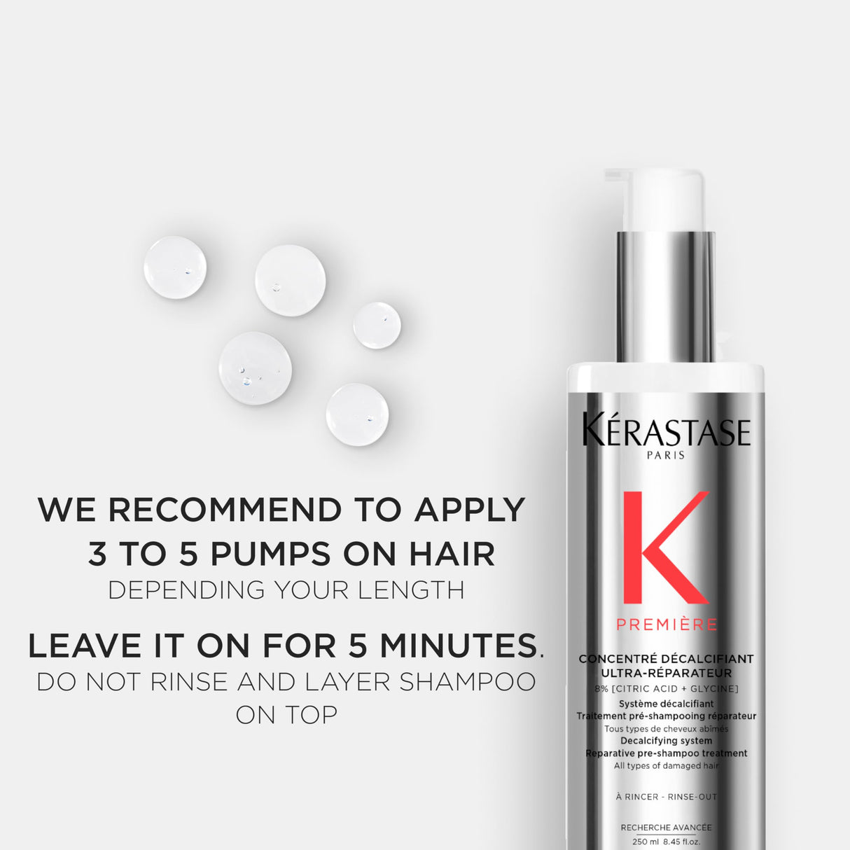 Kerastase Premiere Pre-Shampoo Hair Repair Treatment - Intense Bond Repair & Strengthening, For Breakage & All Damaged Hair Types, Anti-Frizz & Smoothing