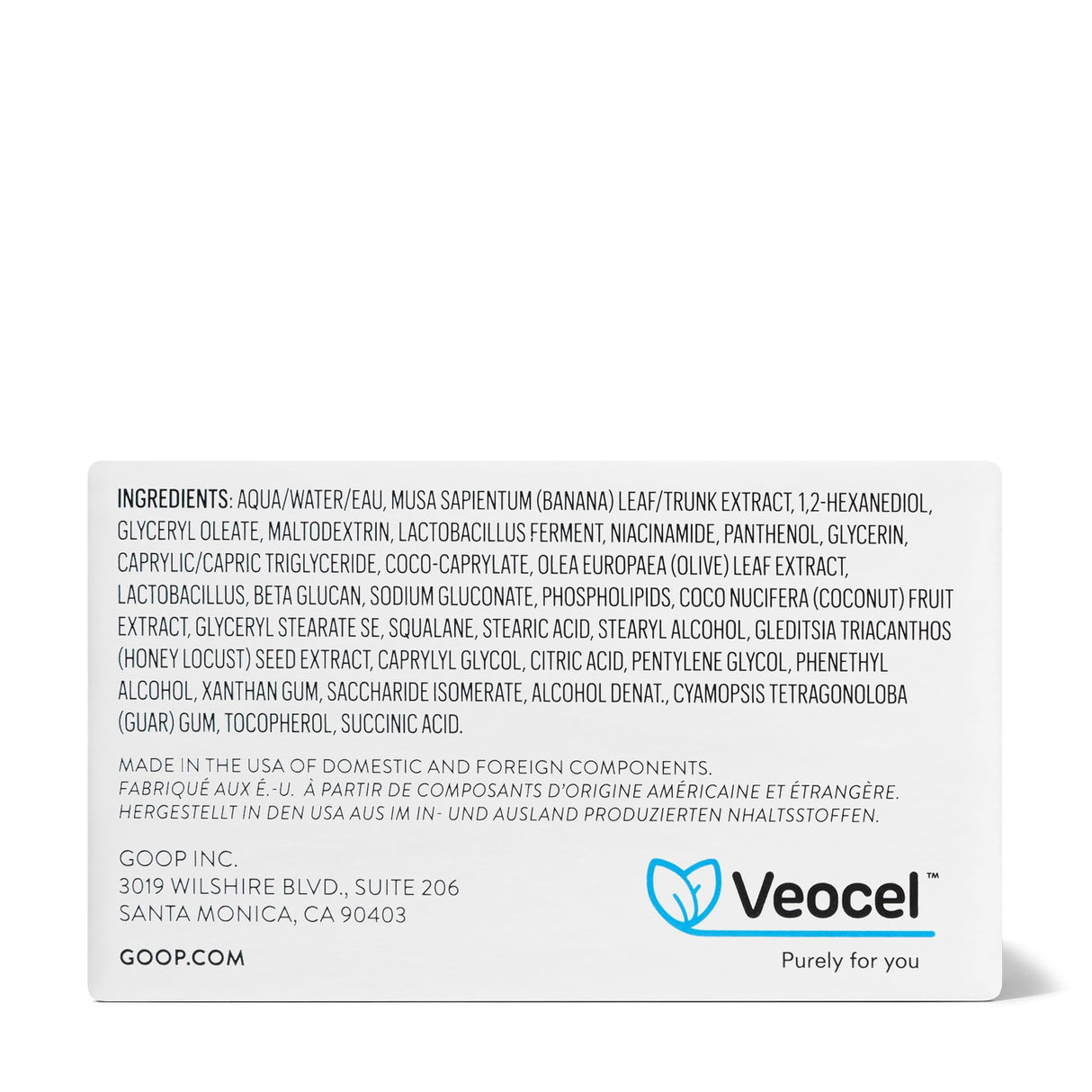 goop Beauty Eye Masks for Puffy Eyes | Under Eye Patches for Dark Circles | VEOCEL Lyocell Masks in Niacinamid Serum | Improves Crows Feet, Fine Lines, & Wrinkles | Paraben & Silicone Free | 30-Pack