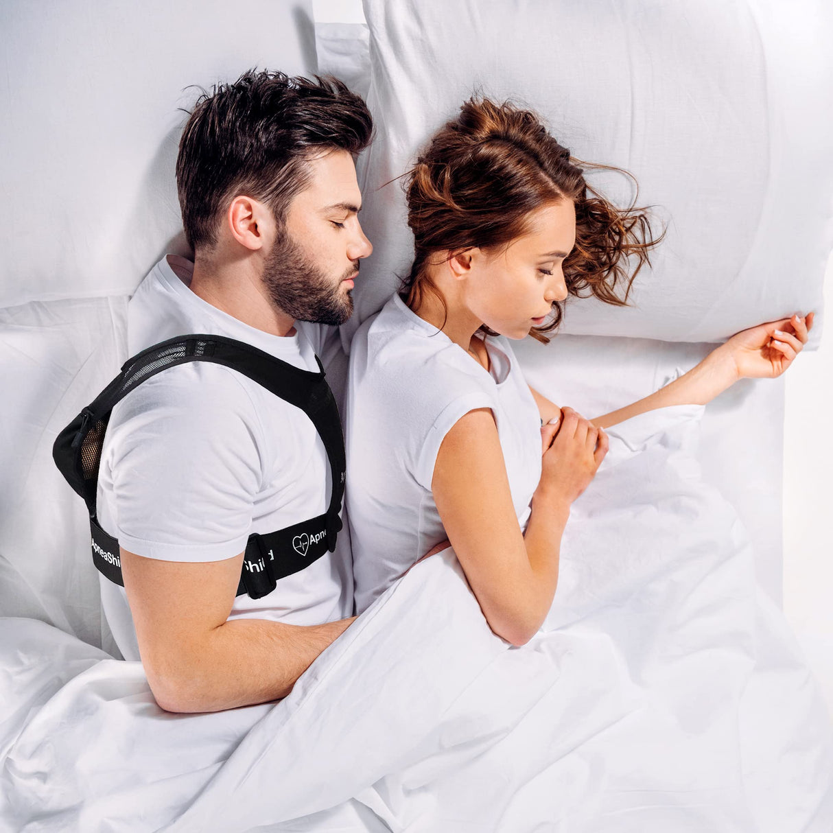 ApneaShield Sleep Position Trainer for Sleeping On Your Side | Side Sleep Trainer | Snore Stopper | Anti Snoring Device | Lightweight, Comfortable, Effective in Reducing Supine Sleep Time
