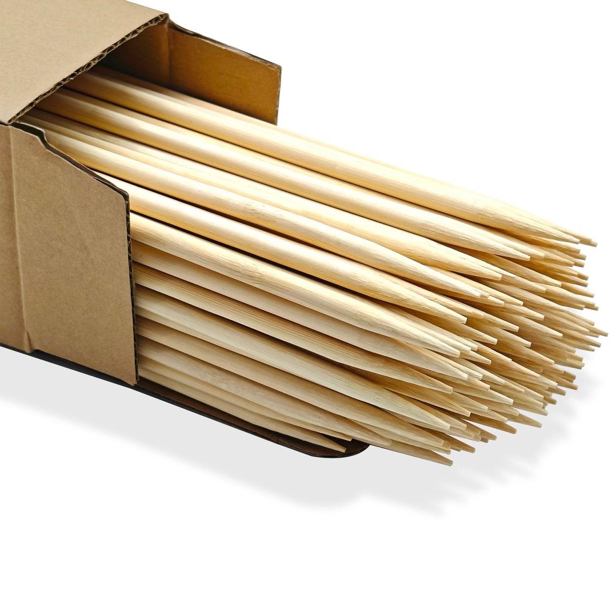 100Pcs 3ft/36in Bamboo Plant Stakes, Garden Stakes, Bamboo Stakes for Tomato, Beans, Potted Plants, Smores Sticks for Fire Pit, Natural Support for Gardening, BBQ, Camping, Home Cooking