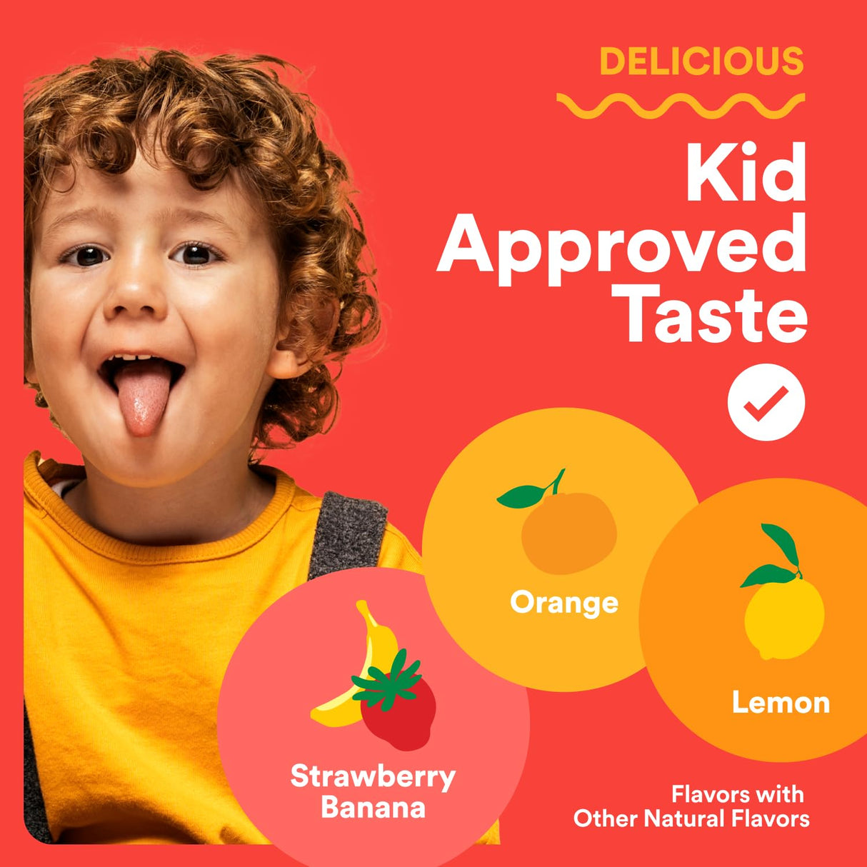 SmartyPants Kids Multivitamin Gummies - Improved Formula: Omega 3 (DHA/EPA), Vitamins D3, C, B12, B6, Vitamin A, K & Zinc, Gluten Free, Three Fruit Flavors, 80 Count (40 Day Supply)