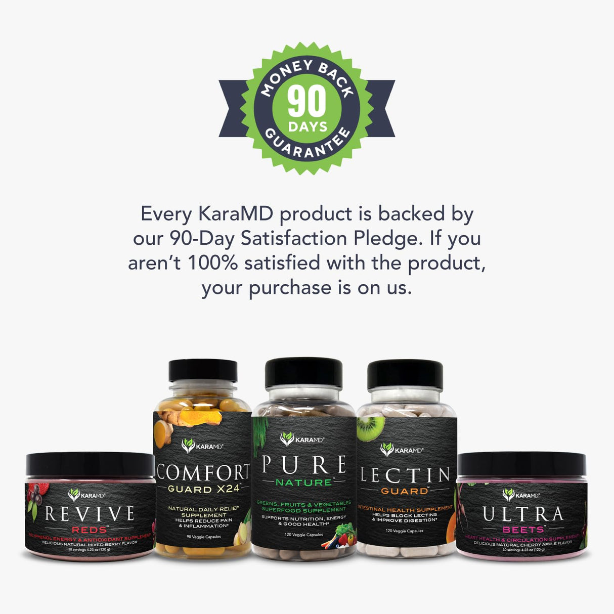 KaraMD Pure Nature | Greens, Fruit and Veggies Supplement | Vitamins, Fiber & Antioxidants | 20 Fruits and Vegetables Supplements for Energy & Digestion | Gluten Free & Vegan Friendly (2 Pack)