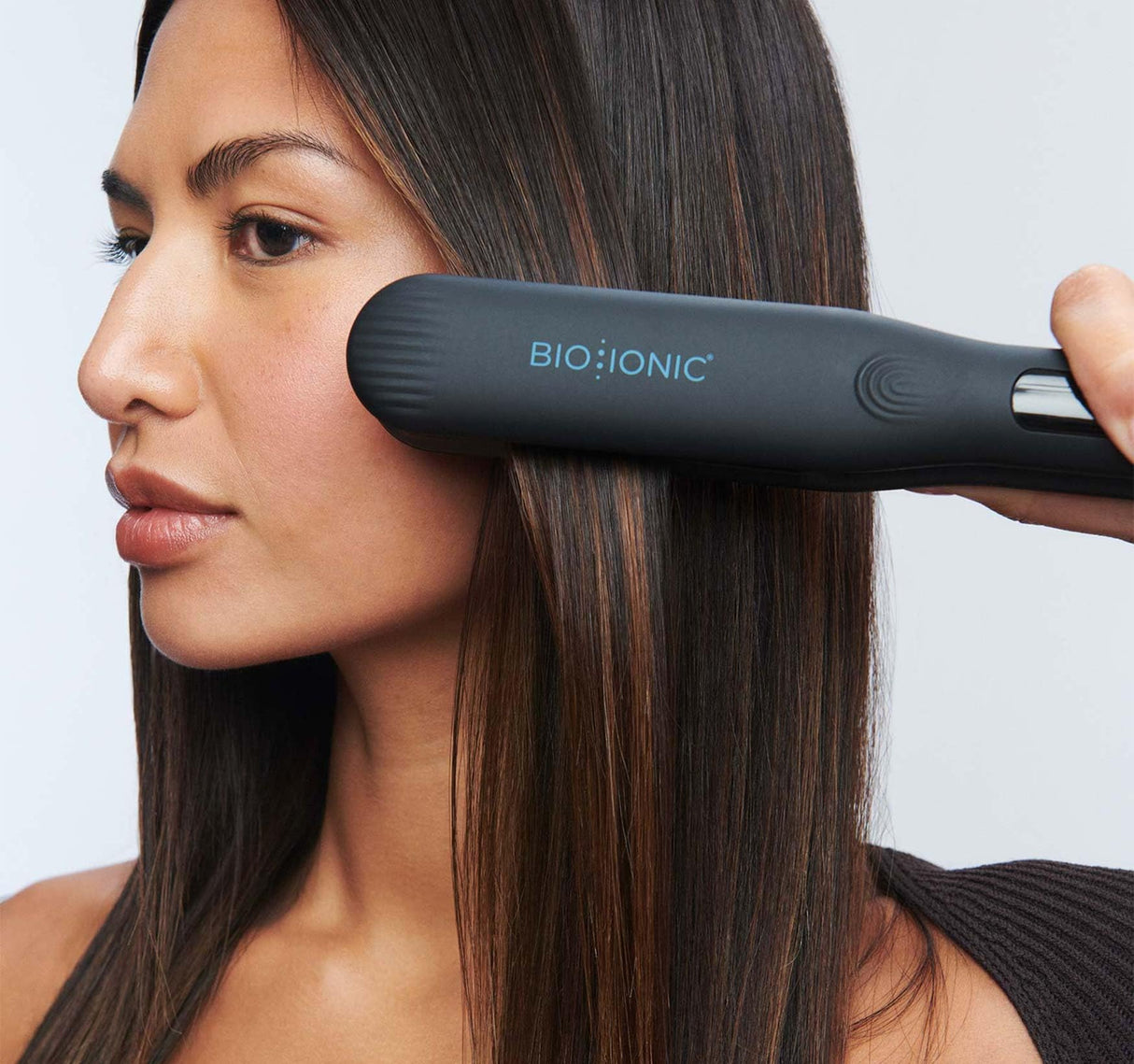 BIO IONIC Onepass Styling Iron, 1 inch, Black