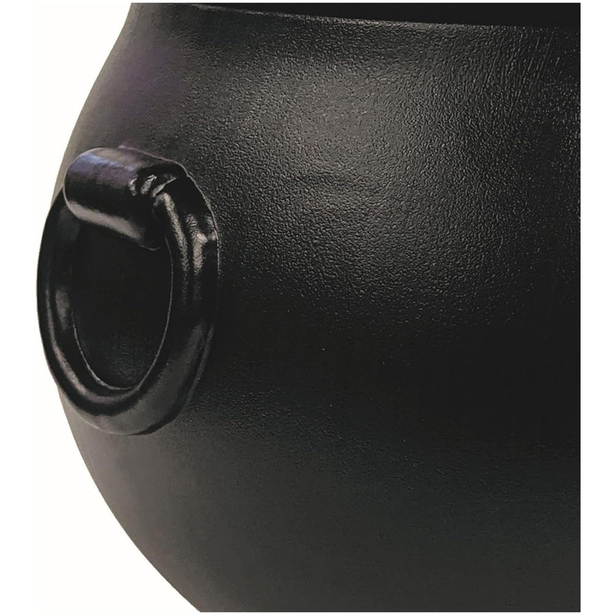 Union Products Black 16 Inch Spooky Witch Cauldron for Indoor and Outdoor Halloween Decoration and Trick or Treat Candy Container, Black