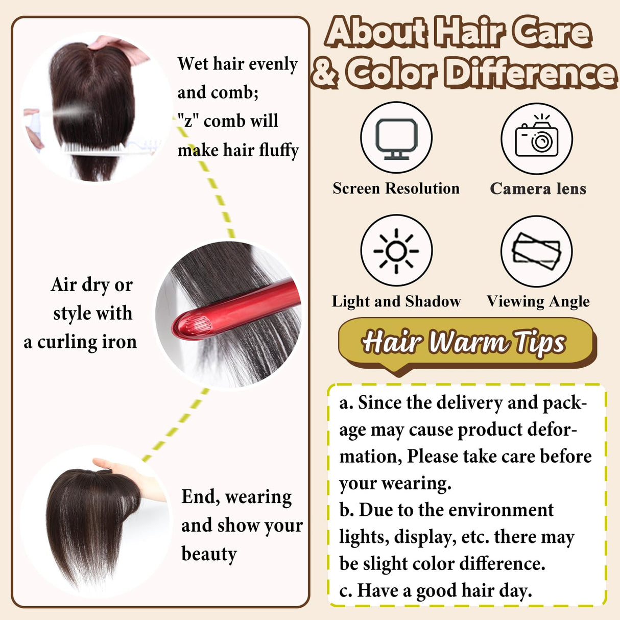 ELEVAVE Hair Toppers for Women Real Human Hair, 360° 3D Cover Wispy Bangs Hair Pieces for Women (Grey)