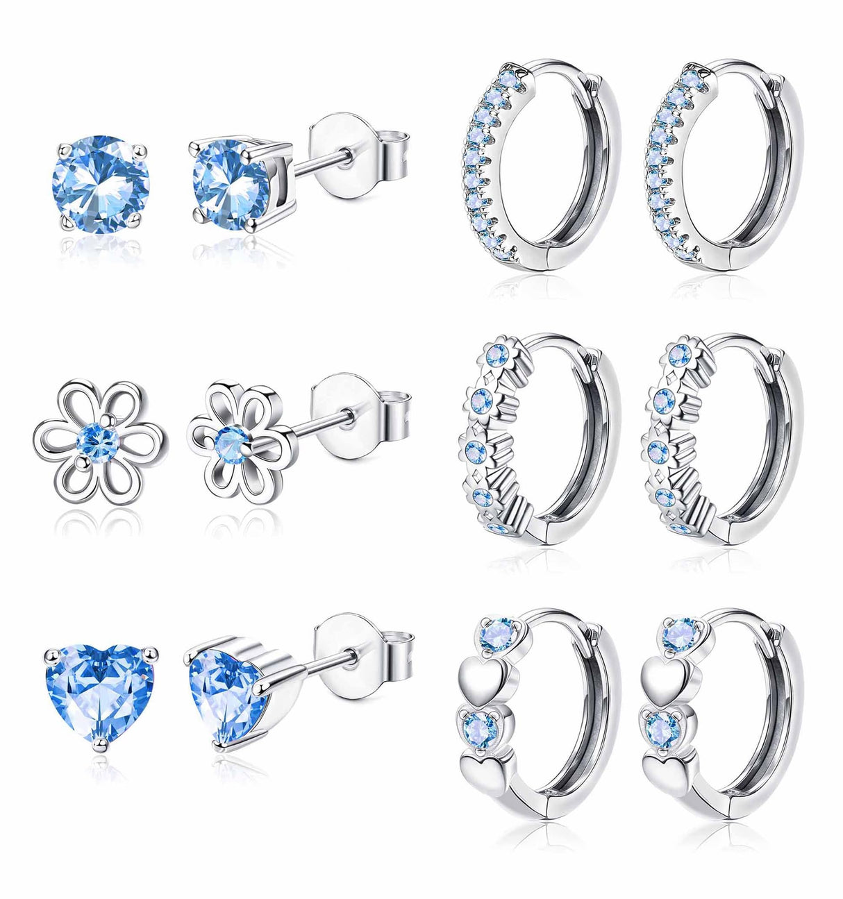YADOCA ๐ต๐ฎ๐ฑ ๐ฆ๐๐ฒ๐ฟ๐น๐ถ๐ป๐ด ๐ฆ๐ถ๐น๐๐ฒ๐ฟ Earrings for Girls Women