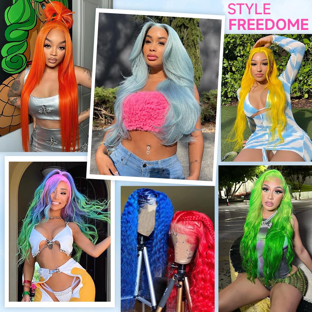 JINNOO 30 Inch 613 13x6 Lace Front Wig Human Hair 200 Density Blonde Wig Human Hair 613 HD Lace Frontal Wig Body Wave Lace Front Wigs Human Hair Pre Plucked Glueless Blonde Human Hair Wigs