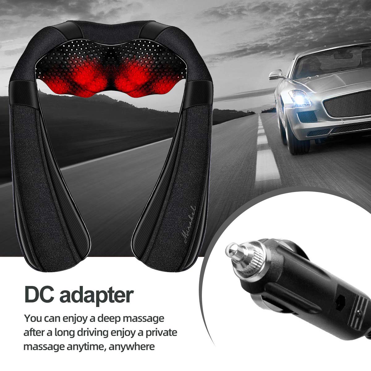 Shiatsu Neck and Shoulder Back Massager with Heat – Electric Deep Tissue Kneading Massage Pillow for Pain Relief and Relaxation – Perfect Gifts for Mother’s Day, Father’s Day, Birthdays, and Christmas