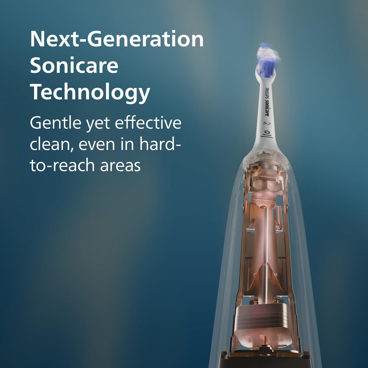 Philips Sonicare 5950 Rechargeable Electric Toothbrush, 2 Brush Head, Black
