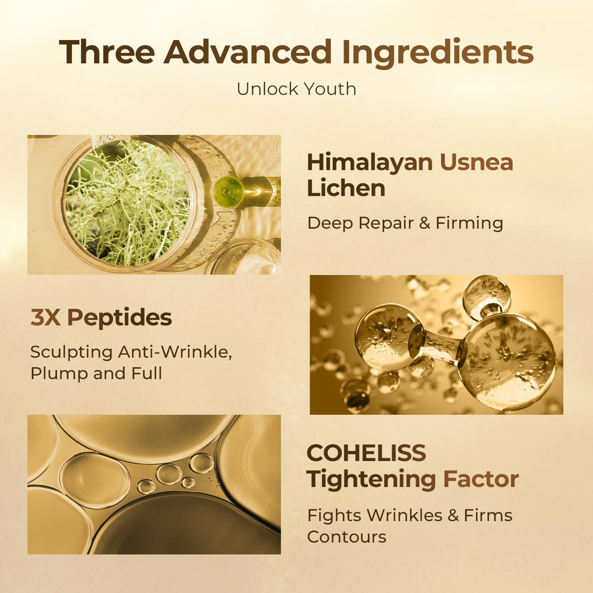 CHANDO HIMALAYA Gold Diamond Multi Anti-aging Cream (55g/1.94oz) - Super Multi-Corrective Night Cream, Reducing Wrinkle Cream, Firms Skin, Paraben-free