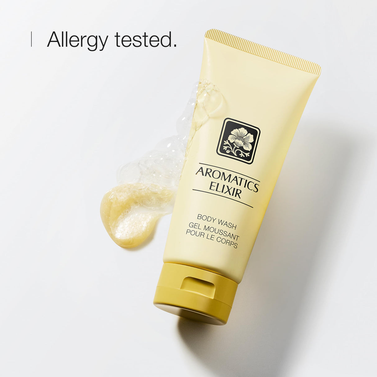 Clinique Aromatics Elixir Body Wash | Notes of Patchouli, Vetiver, Ylang Ylang + Rose, 6.7 Fl Oz