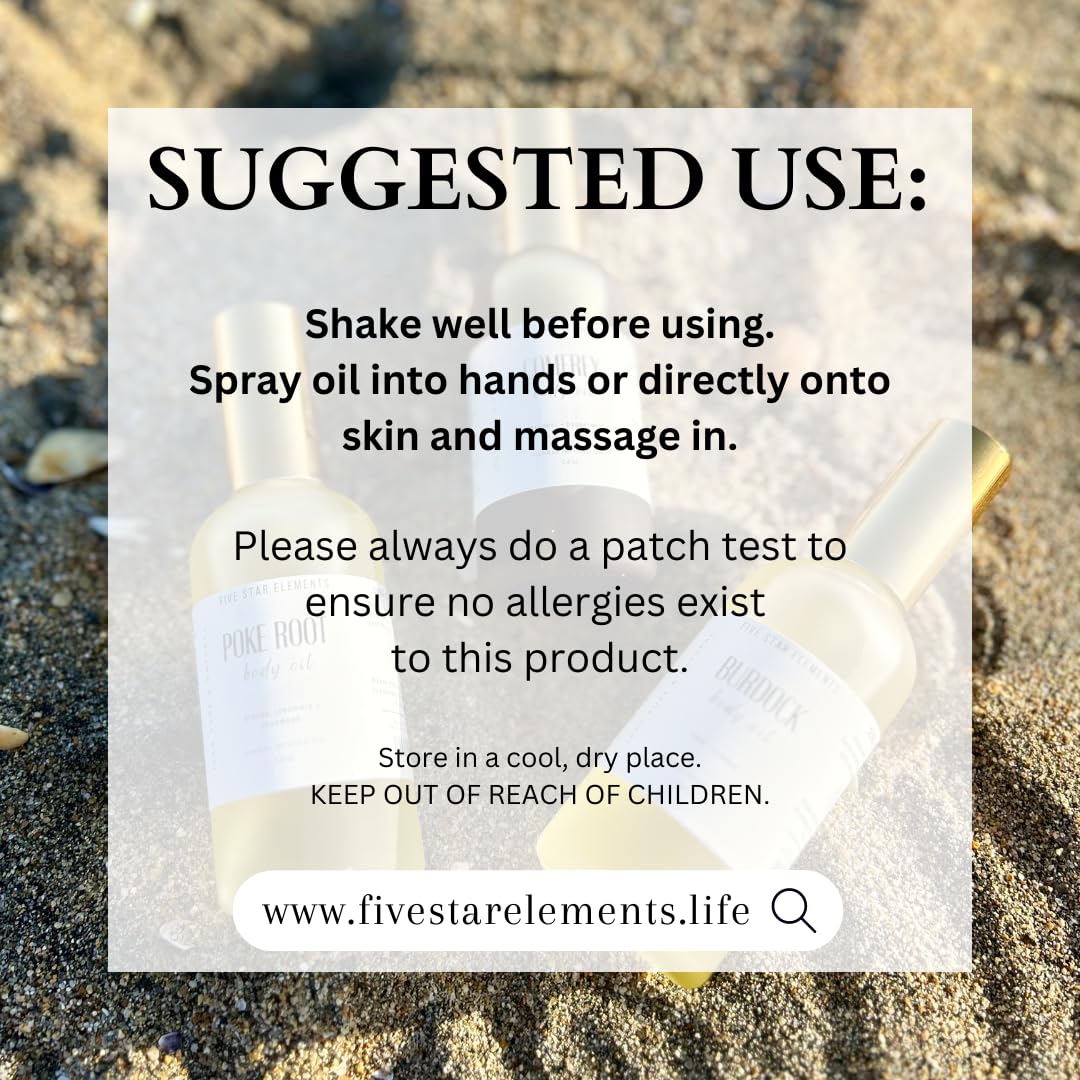 Five Star Elements Poke Root Oil, Clear