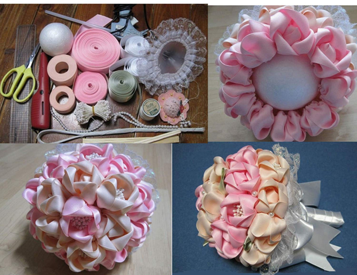 FFchuanhe 4 Inch 24 Pcs Craft Foam Ball. White Polystyrene Smooth Round Ball, for Arts and Crafts Supplies, School Project, Weddings, Easter, Halloween, Christmas, Home DIY Crafts and Party.