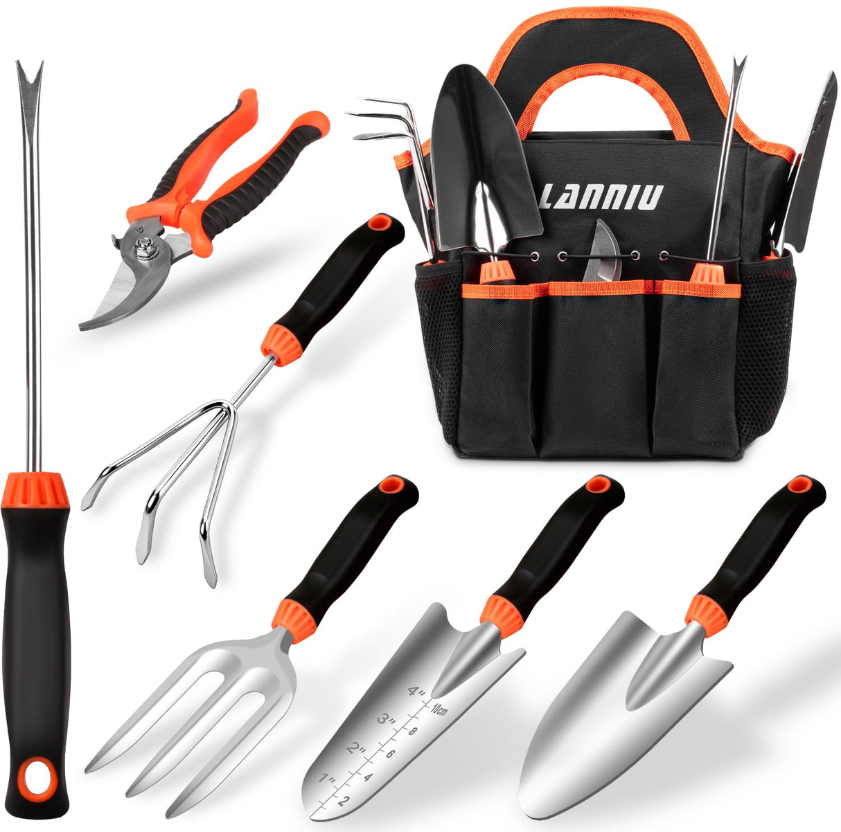 LANNIU 7-Piece Gardening Tools Set