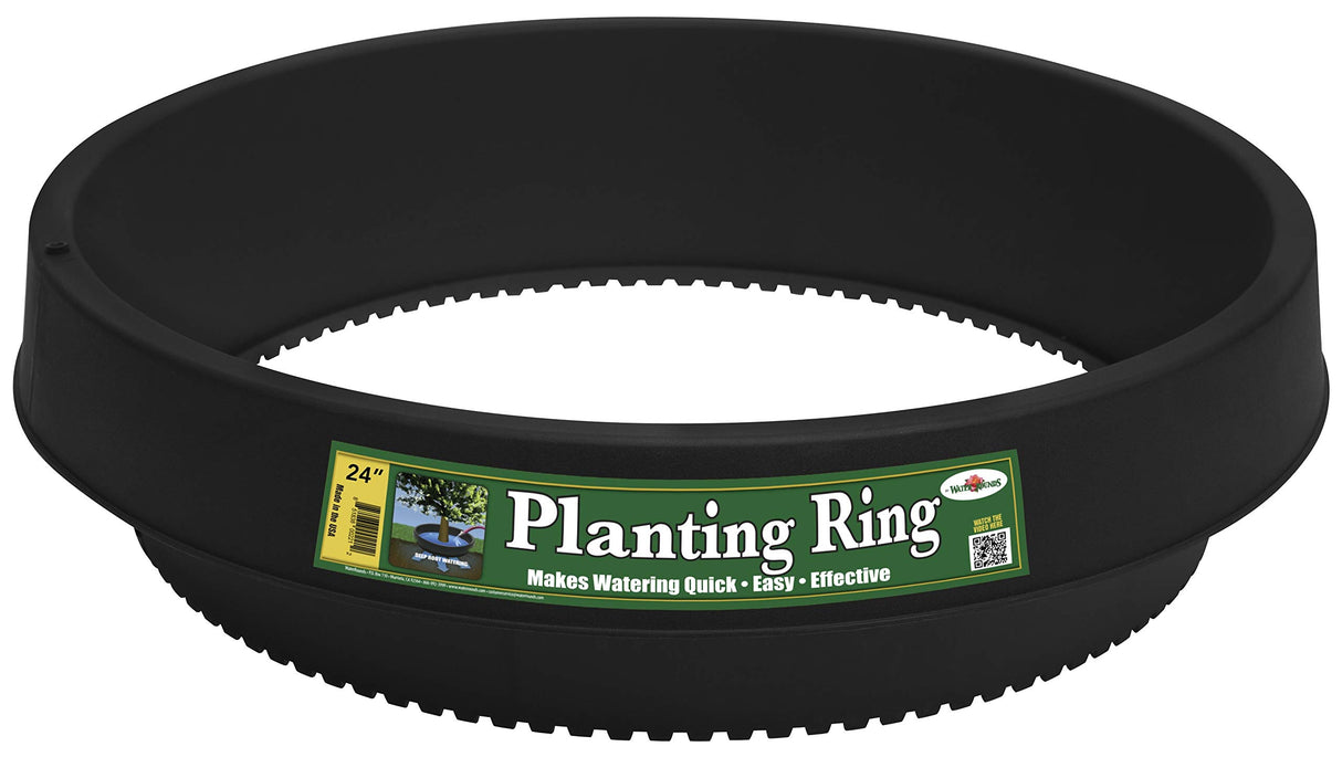 3-Pack 24-inch Tree Planting Rings – Deep Root Watering Basin & Edging.