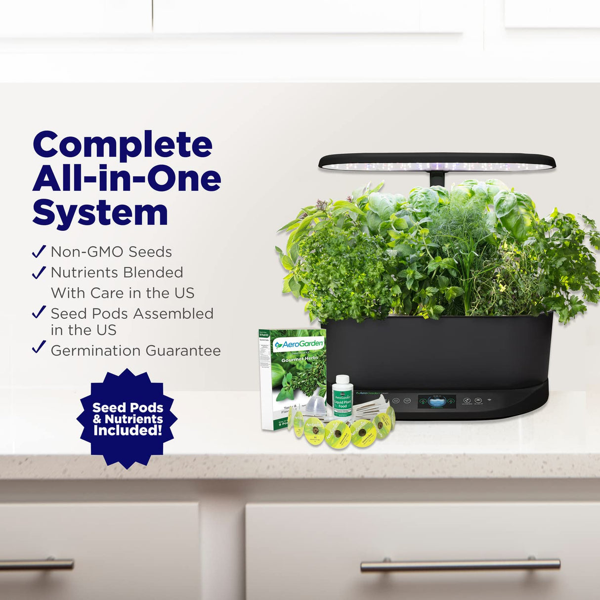 AeroGarden Bounty, Black